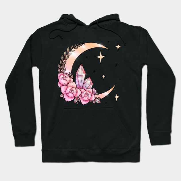 Moon & Crystals Hoodie by chiaraLBart